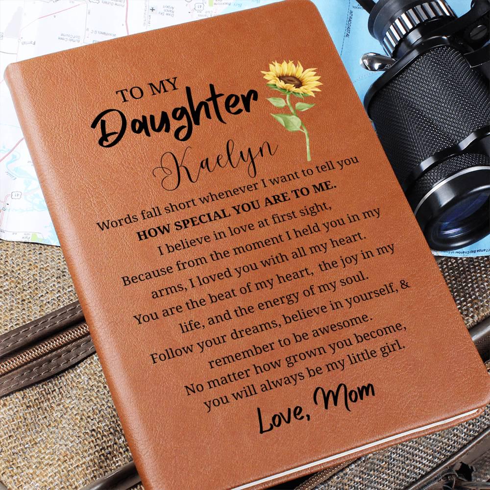 To My Daughter Personalized Journal – Daughter Gift from Mom – view 8
