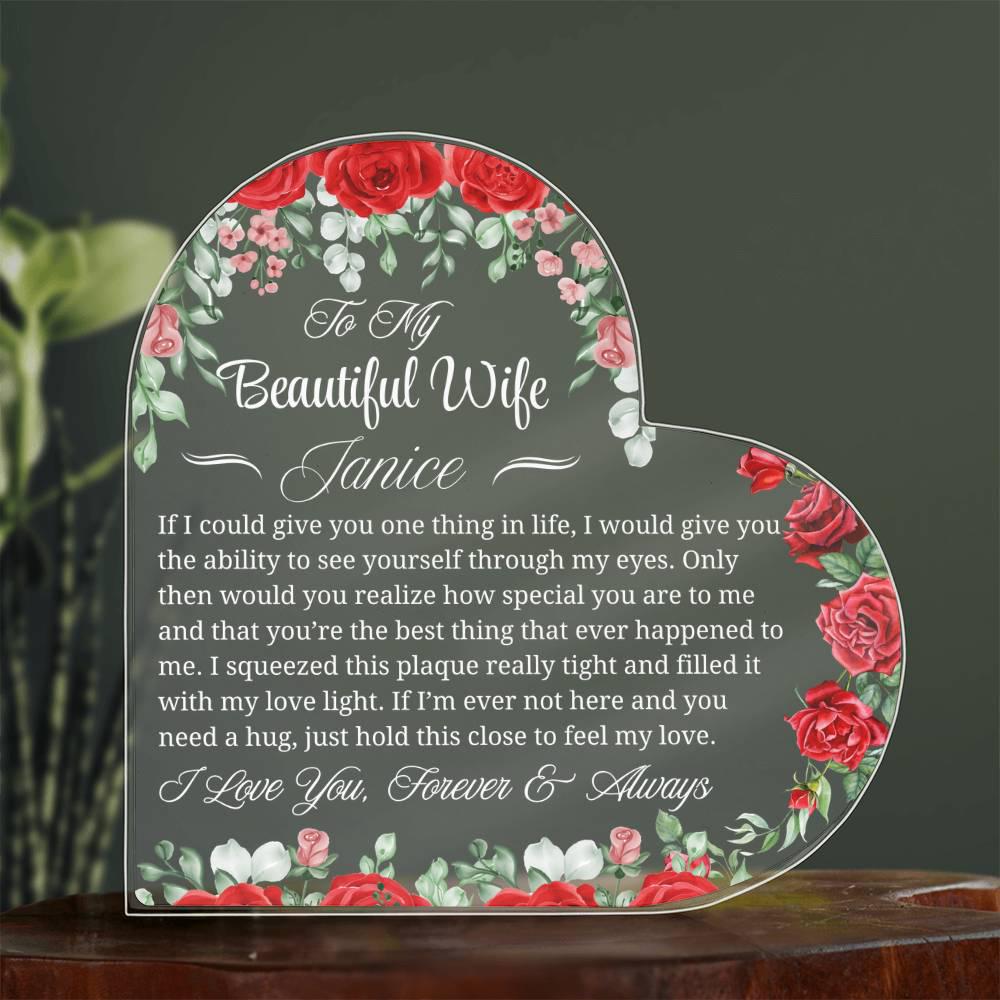 Personalized Gift for Wife – Romantic Anniversary Gift for Her