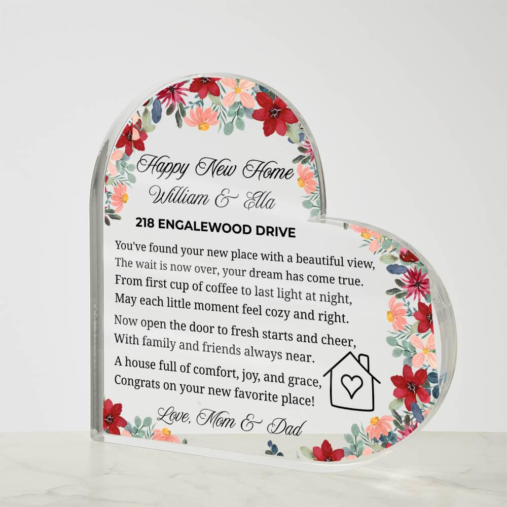 Personalized New Home Gift – Gift for New Homeowners Plaque – view 4