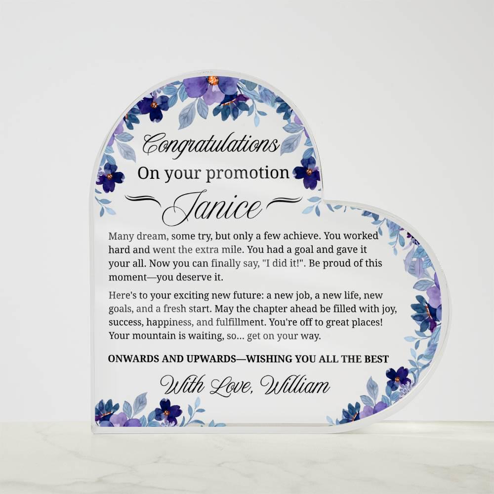 Personalized Promotion Gift Heart Acrylic Plaque – Corporate Gifts – view 7