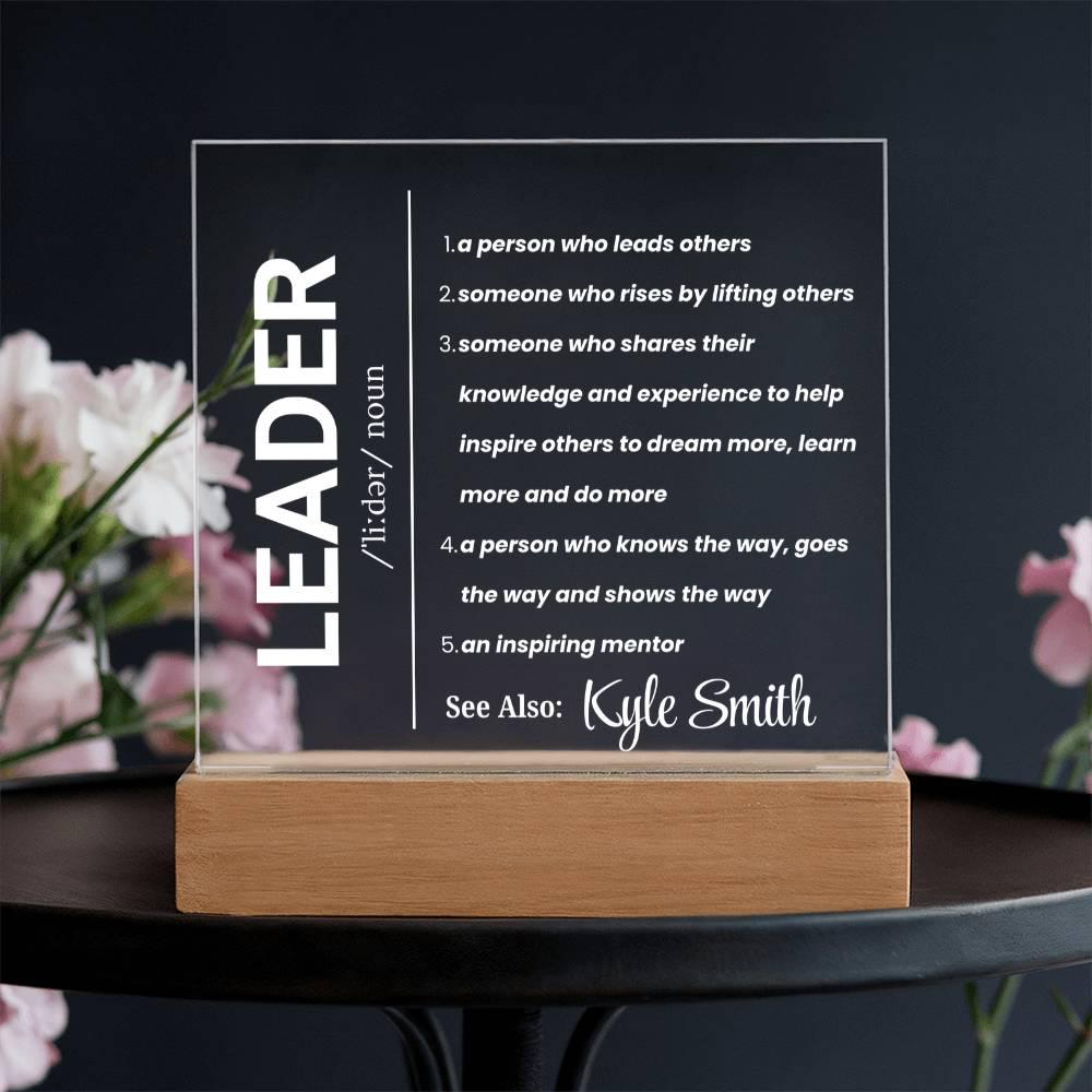 Personalized Leadership Gift – Boss Appreciation Gift – view 2