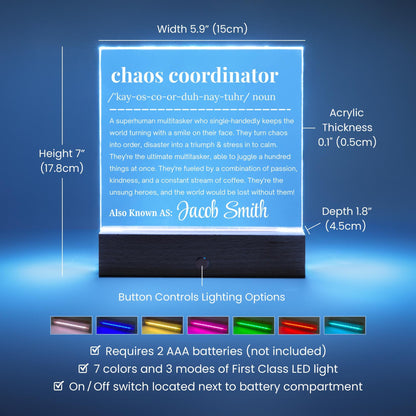 Personalized Chaos Coordinator Gift – Funny Manager Gift – view 6