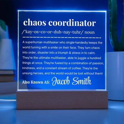 Personalized Chaos Coordinator Gift – Funny Manager Gift – view 4