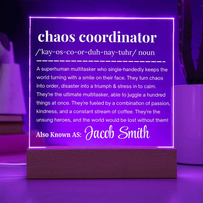 Personalized Chaos Coordinator Gift – Funny Manager Gift – view 9
