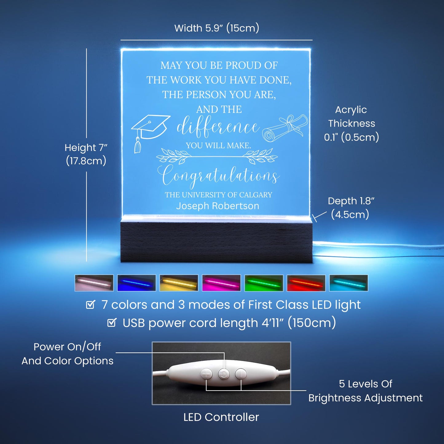 Personalized Graduation Gift – High School Grad Gift – view 5