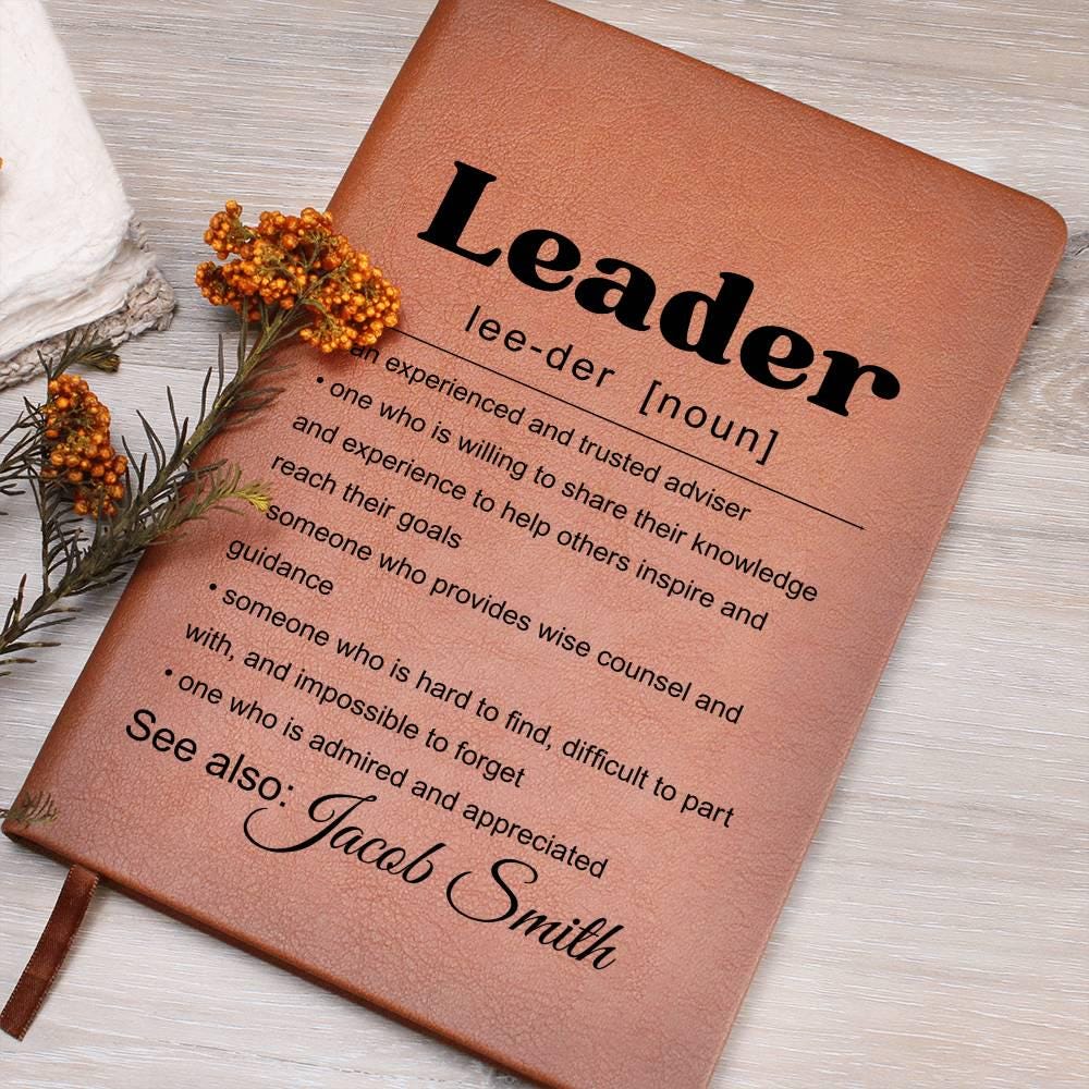 Custom Leader Journal - Leadership Team Gift – Manager Gift – view 8