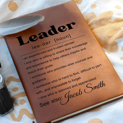 Custom Leader Journal - Leadership Team Gift – Manager Gift