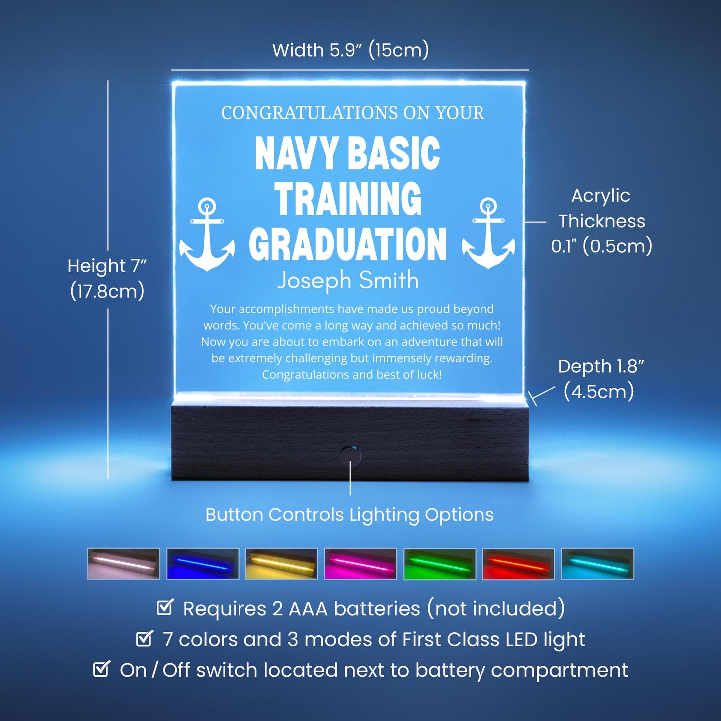 Navy Basic Training Graduation Gift – Navy Boot Camp Graduation – view 7