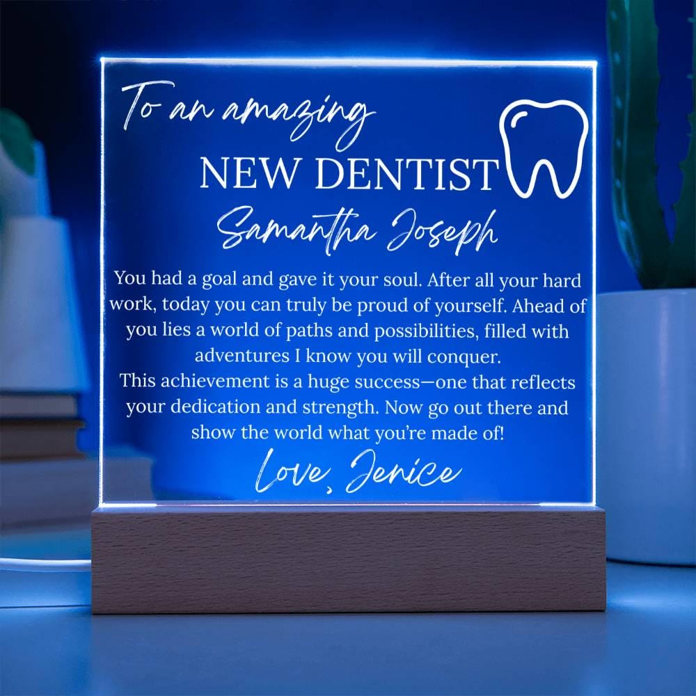 Personalized New Dentist Gift – Dental Hygienist Grad Gift – view 4