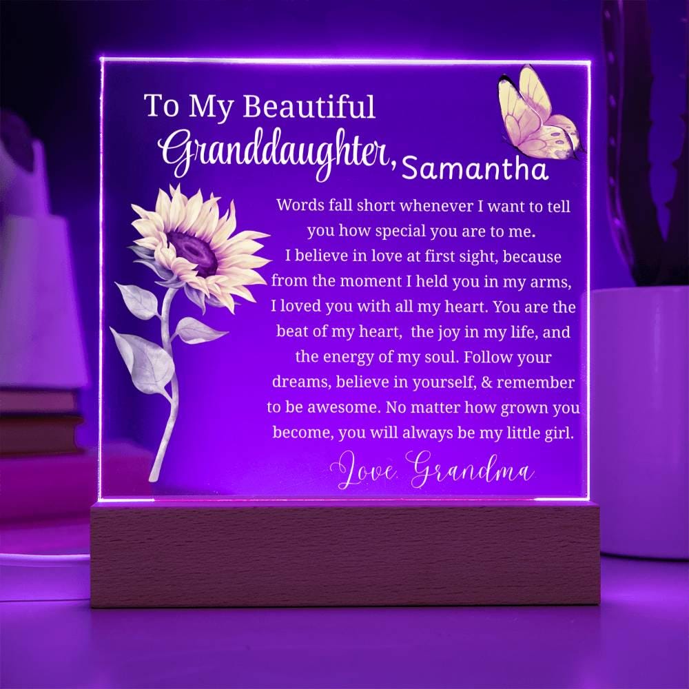 Personalized Granddaughter Gift – Christmas Gift from Grandma – view 10