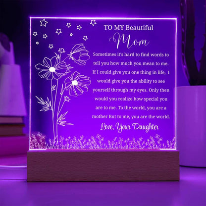 Personalized Mom Gift Acrylic Plaque – Mother’s Day Gift – view 4