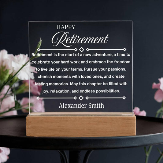 Personalized Retirement Gift – Gift for Retiring Men – view 2