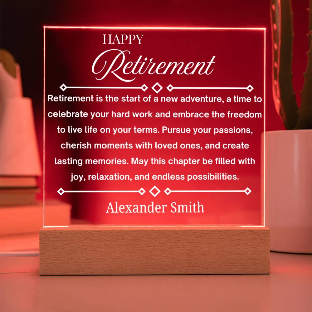 Personalized Retirement Gift – Gift for Retiring Men – view 6