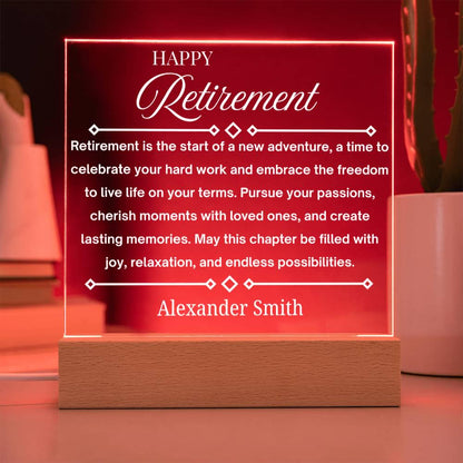 Personalized Retirement Gift – Gift for Retiring Men – view 6