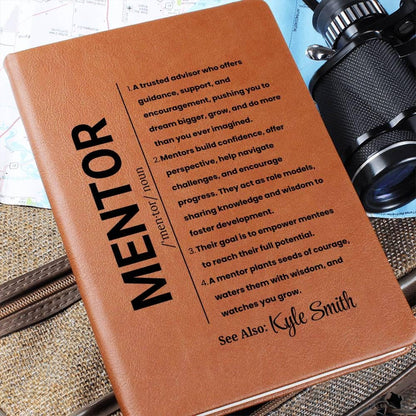 Mentor Gift Personalized Vegan Leather Journal – view 8