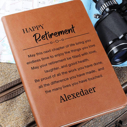 Retirement Gift Personalized Journal – Farewell Gift