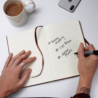 Personalized Grandson Gift Vegan Leather Journal – Gift from Grandma – view 3