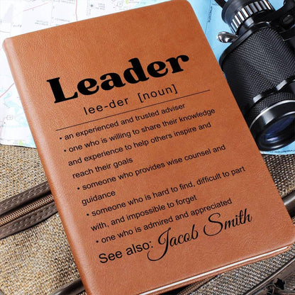 Custom Leader Journal - Leadership Team Gift – Manager Gift – view 2