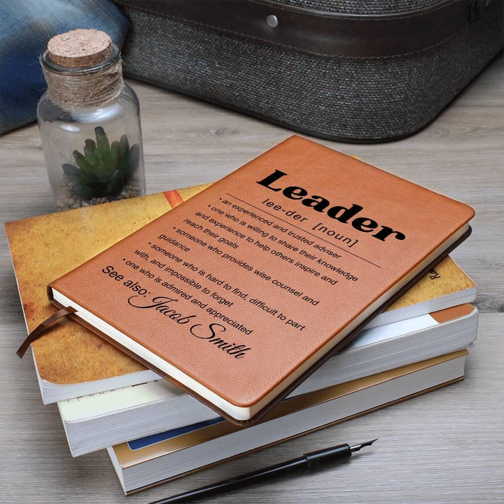 Custom Leader Journal - Leadership Team Gift – Manager Gift – view 5